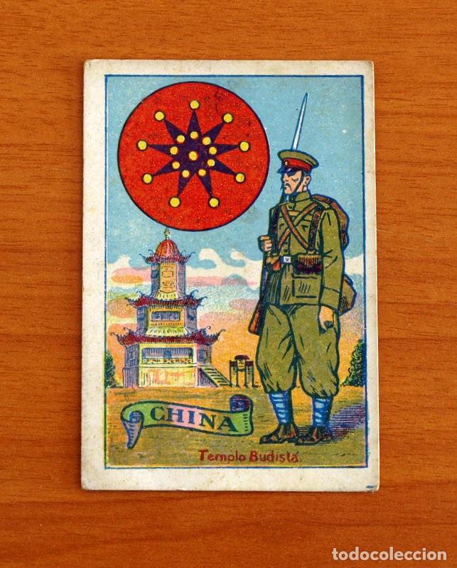 Coleccionismo cromos antiguos: Escudos, Uniformes y Edificios Nacionales - N&ordm; 13 China - Chocolates Torras - Foto 1