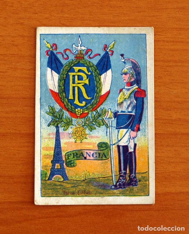 Coleccionismo cromos antiguos: Escudos, Uniformes y Edificios Nacionales - N&ordm; 20 Francia - Chocolates Torras - Foto 1