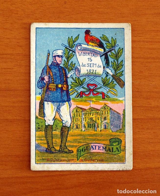 Coleccionismo cromos antiguos: Escudos, Uniformes y Edificios Nacionales - N&ordm; 22 Guatemala - Chocolates Torras - Foto 1