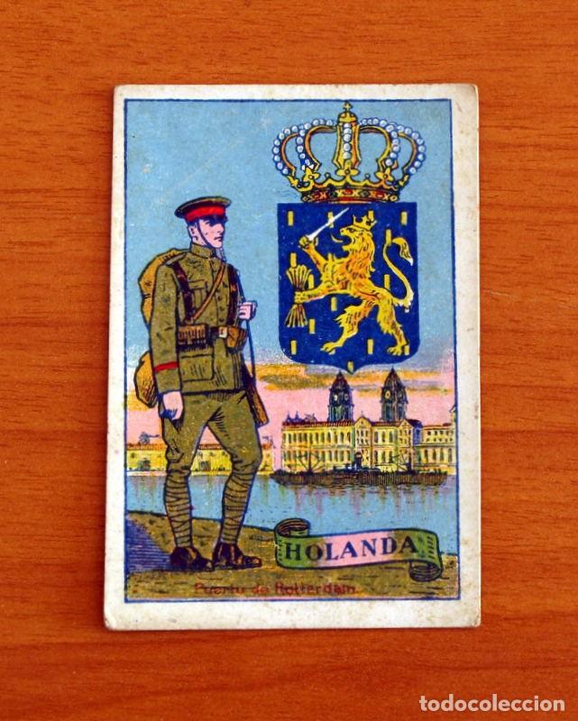 Coleccionismo cromos antiguos: Escudos, Uniformes y Edificios Nacionales - N&ordm; 24 Holanda - Chocolates Torras - Foto 1