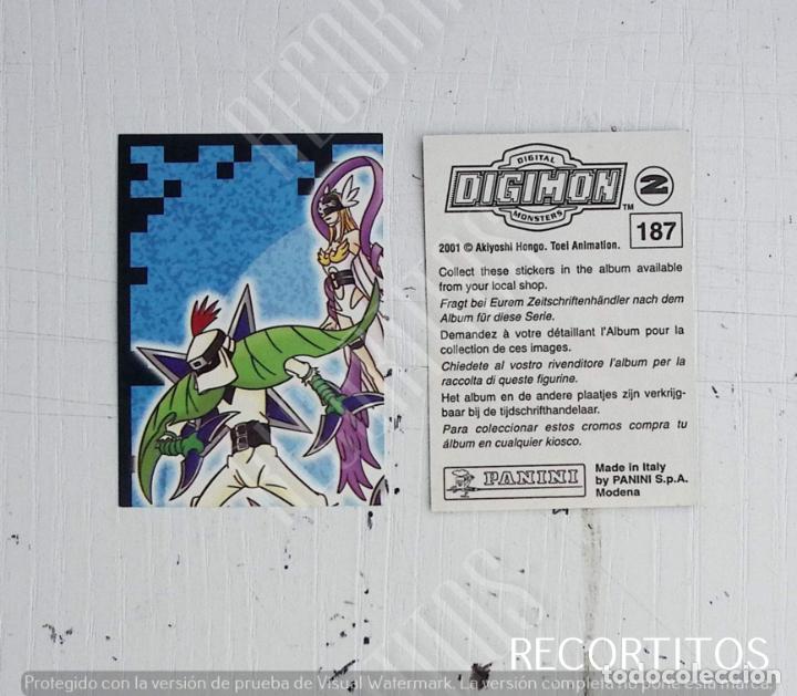 Coleccionismo cromos antiguos: DIGIMON 2 PANINI CROMO N 187 - Foto 1