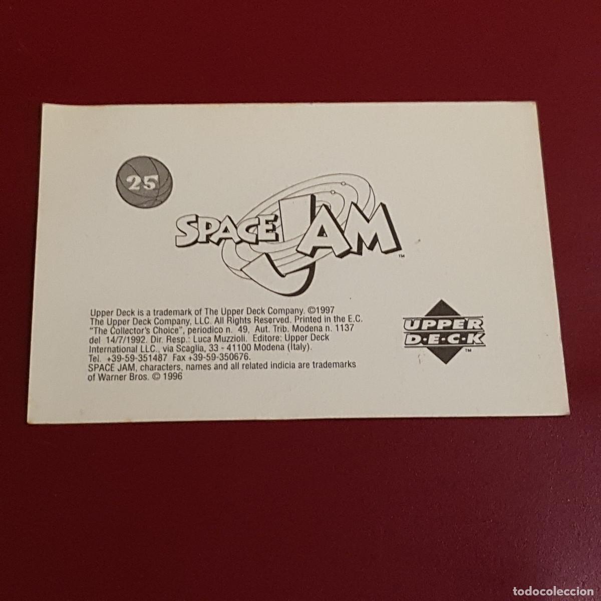 Coleccionismo cromos antiguos: UPPER DECK - SPACE JAM - 25 - NUNCA PEGADO - Foto 2