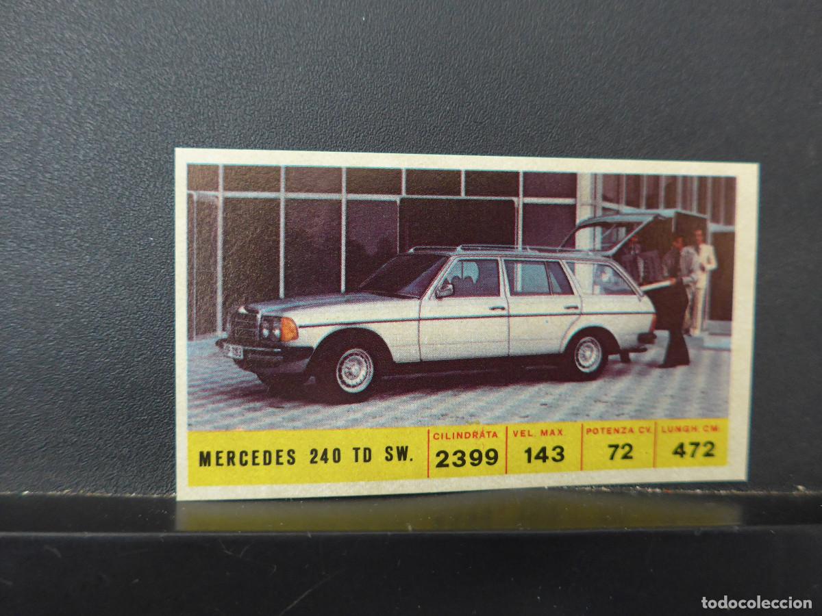 Sammeln alte Sammelbilder: CROMO DIDEC MERCEDES 240 TD SW