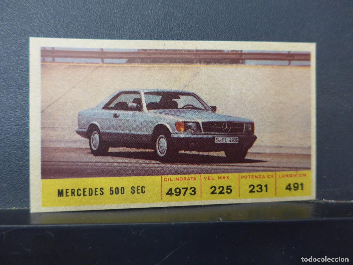 Colecionismo Cromos antigos: CROMO DIDEC MERCEDES 500 SEC