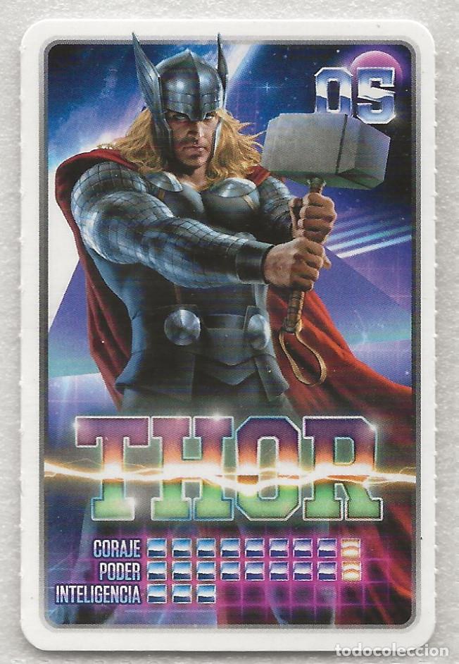 Coleccionismo cromos antiguos: Marvel Descubre tu Poder (Carrefour) 05 Thor - Foto 1