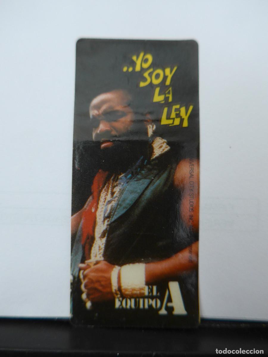 Colecionismo Cromos antigos: CROMO CHICLE EL EQUIPO A YO SOY LA LEY