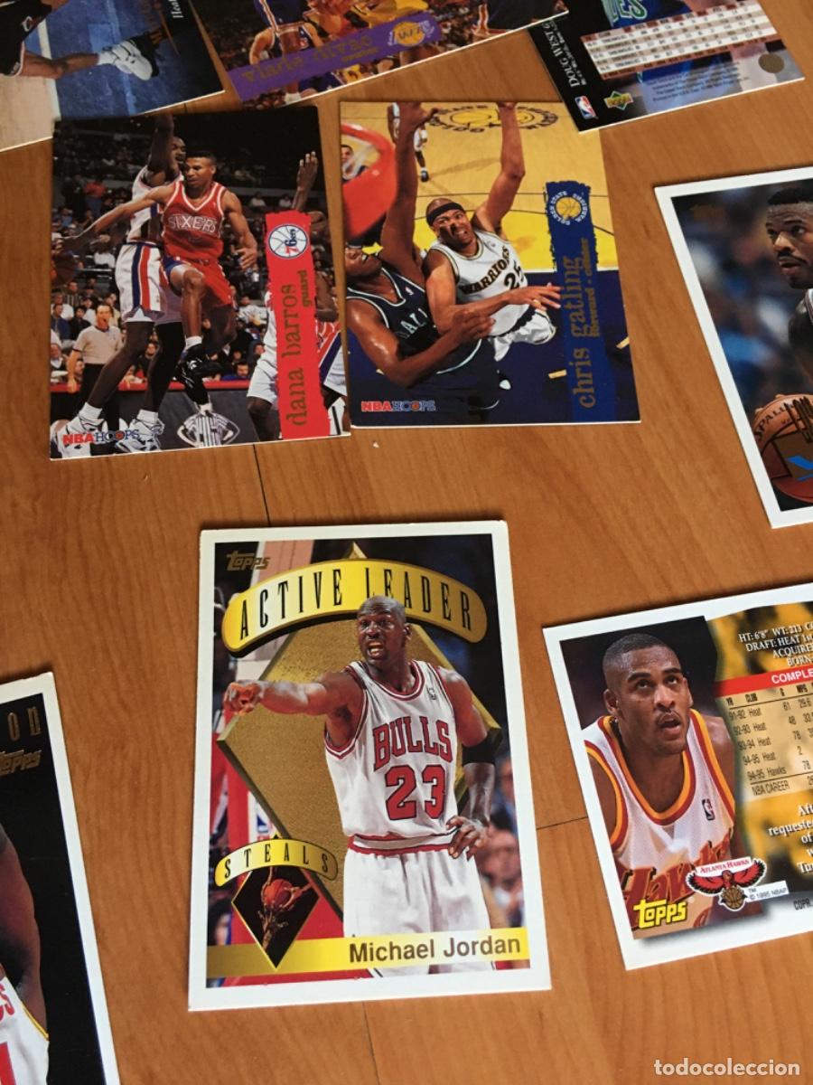 Coleccionismo cromos antiguos: 81 cartas nba UPPER DECK  TOPPS - Foto 7