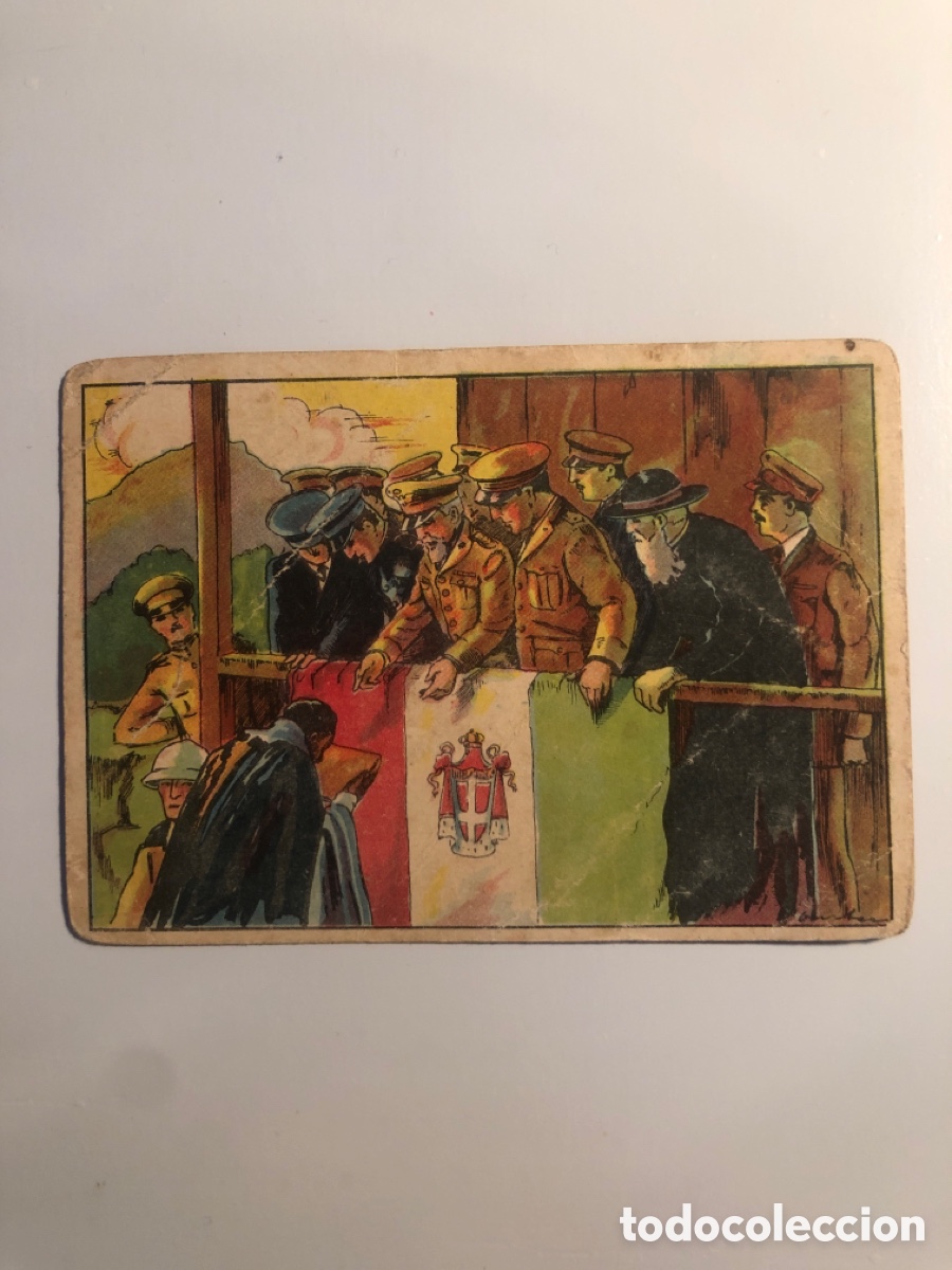 Colecionismo Cromos antigos: GUERRA &Iacute;TALO-ET&Iacute;OPE,NUMERO 18,SERIE A(CHOCOLATES GUILLEN)