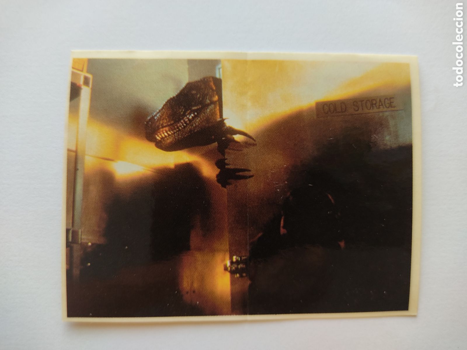 cromo dino album jurassic park bimbo n° 56