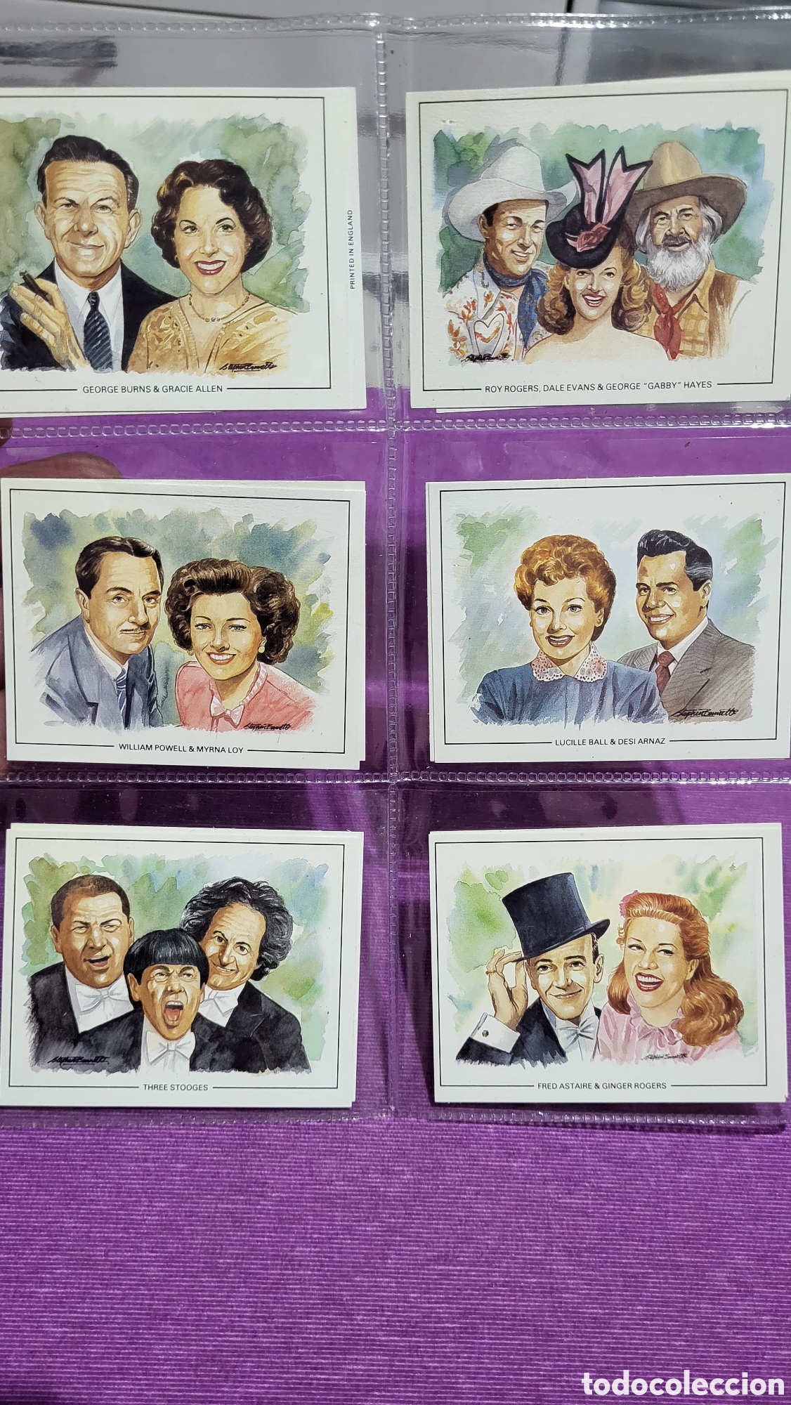 Coleccionismo cromos antiguos: Cine -Partners 12 cromos - Foto 2