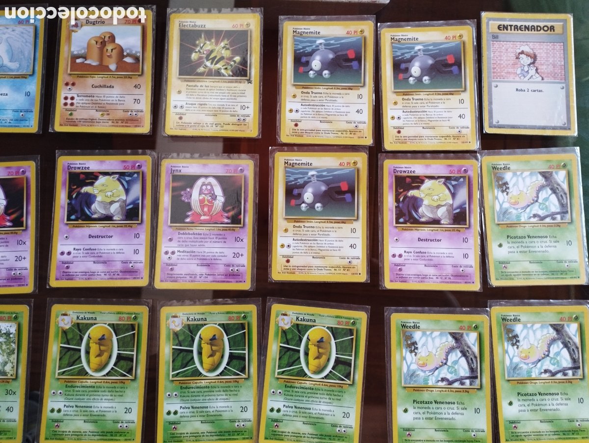 Lote impresionante de cartas pokemon 1 edición