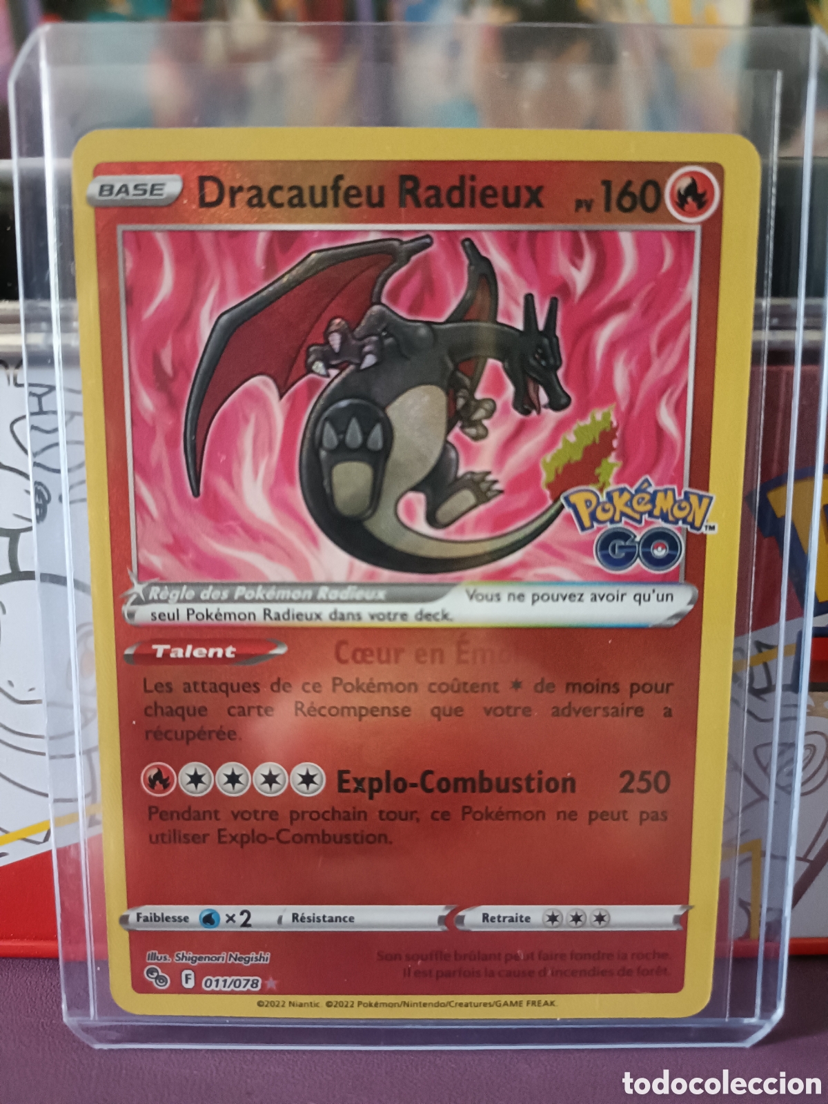 Carte Pokémon Dracaufeu Radieux 11/78 - Pokémon GO – PokeStation