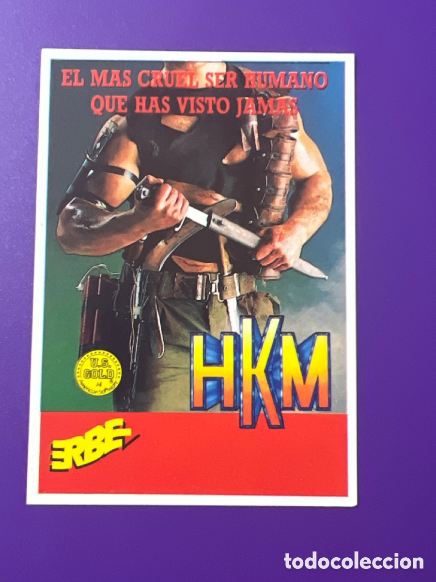 Coleccionismo cromos antiguos: C5419. Software Collection cromo numero 75 HKM Human Killing Machine - Foto 1