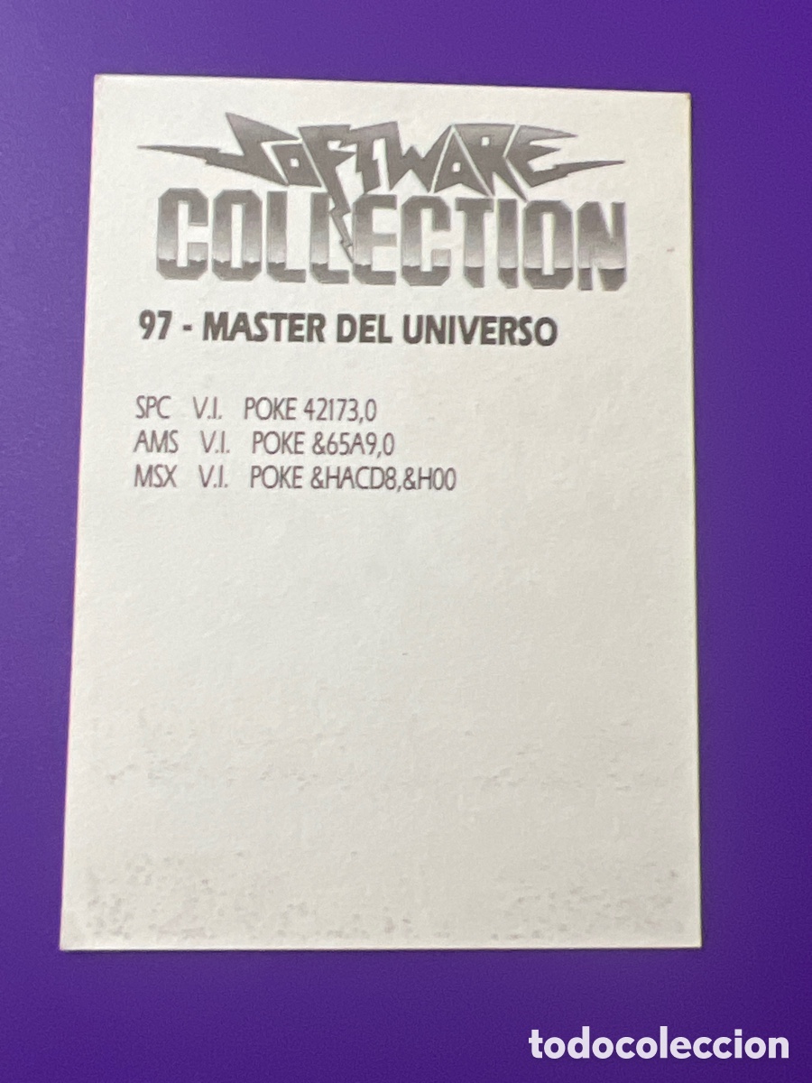 Coleccionismo cromos antiguos: C5488. SOFTWARE COLLECTION 97 MASTER DEL UNIVERSO - Foto 2