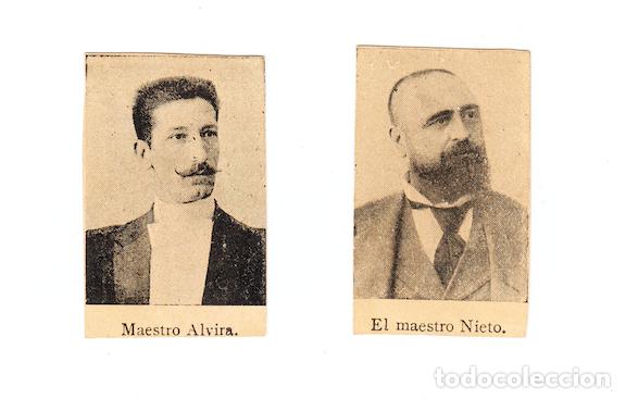 Coleccionismo cromos antiguos: Colecci&oacute;n 46 fototipias de compositores y libretistas de zarzuela Siglo XIX [c. 1900] Teatro M&uacute;sica