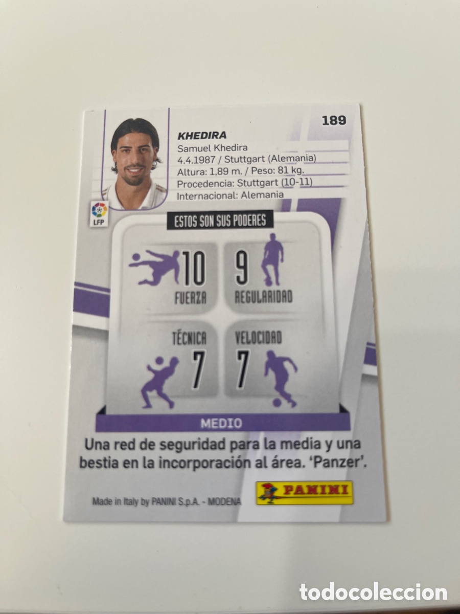 Coleccionismo cromos antiguos: Khedira 189 MGK 12-13 - Foto 2