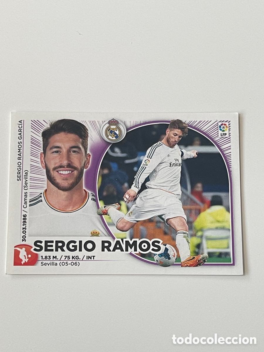 Coleccionismo cromos antiguos: Sergio Ramos 6 panini este 14-15 - Foto 1