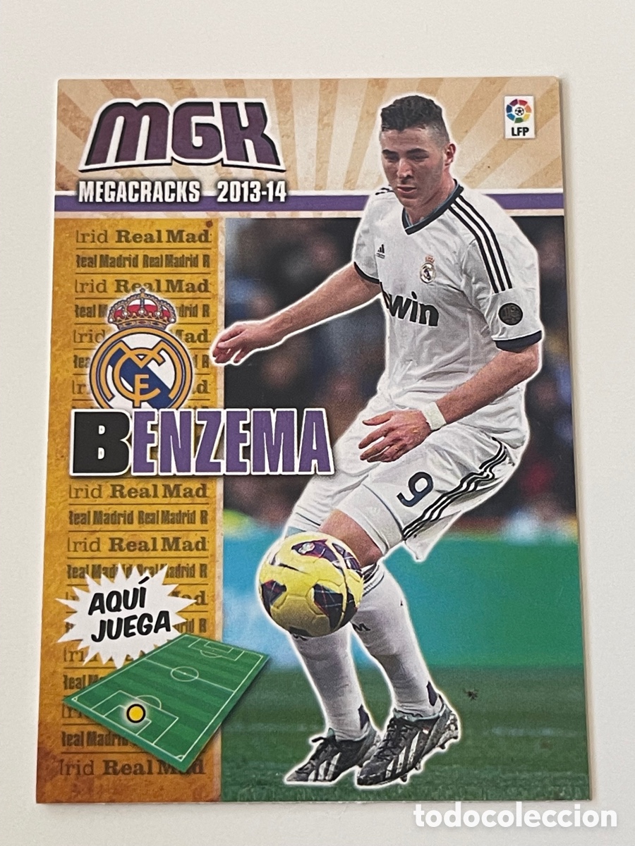 Coleccionismo cromos antiguos: Benzema 215 MGK 13-14 - Foto 1