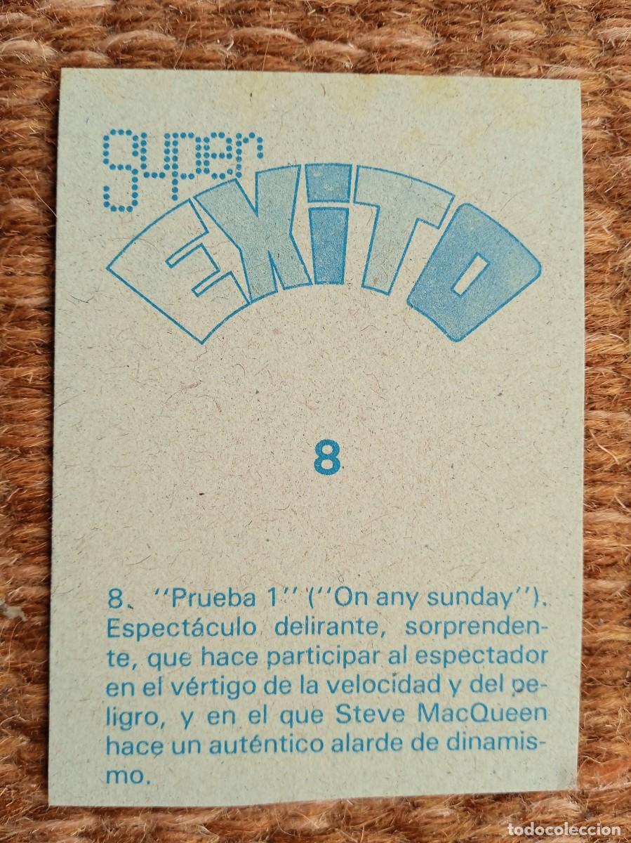 Coleccionismo cromos antiguos: SUPER EXITO N&ordm; 8 - PRUEBA 1 - STEVE MCQUEEN - Foto 2