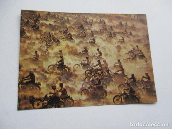 Coleccionismo cromos antiguos: CROMO EL MUNDO DE LAS MOTOS, N&ordm;. 113, CARRERA EN EL DESIERTO-ALBUM BIMBO