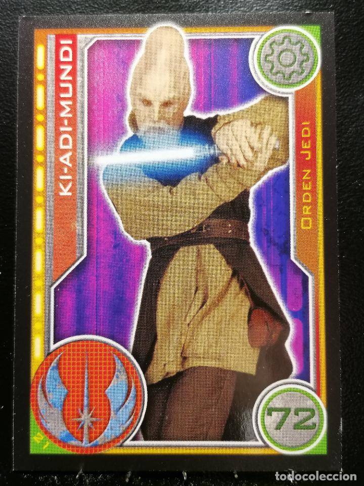 Coleccionismo cromos antiguos: 21 KI - ADI - MUNDI STAR WARS EL CAMINO DE LOS JEDI. TOPPS 2017