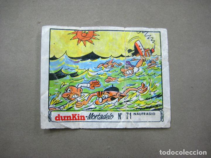Coleccionismo cromos antiguos: CROMO CHICLE DUNKIN MORTADELO N&ordm; 71 - Foto 1