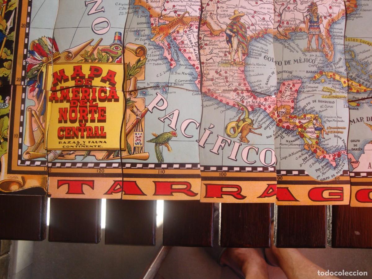 Coleccionismo cromos antiguos: CHOCOLATES ORTHI MAPA DE AMERICA - Foto 5