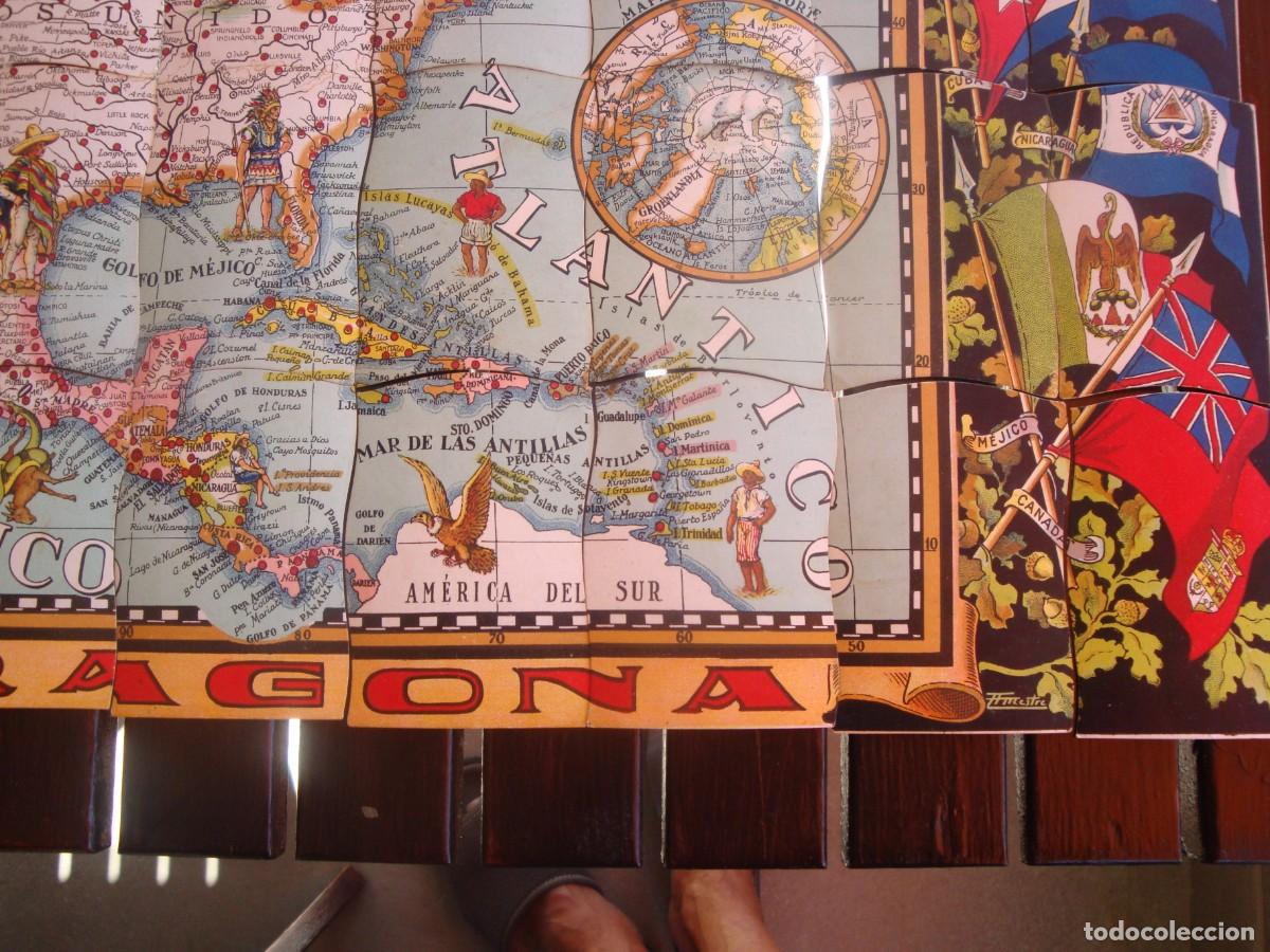 Coleccionismo cromos antiguos: CHOCOLATES ORTHI MAPA DE AMERICA - Foto 6