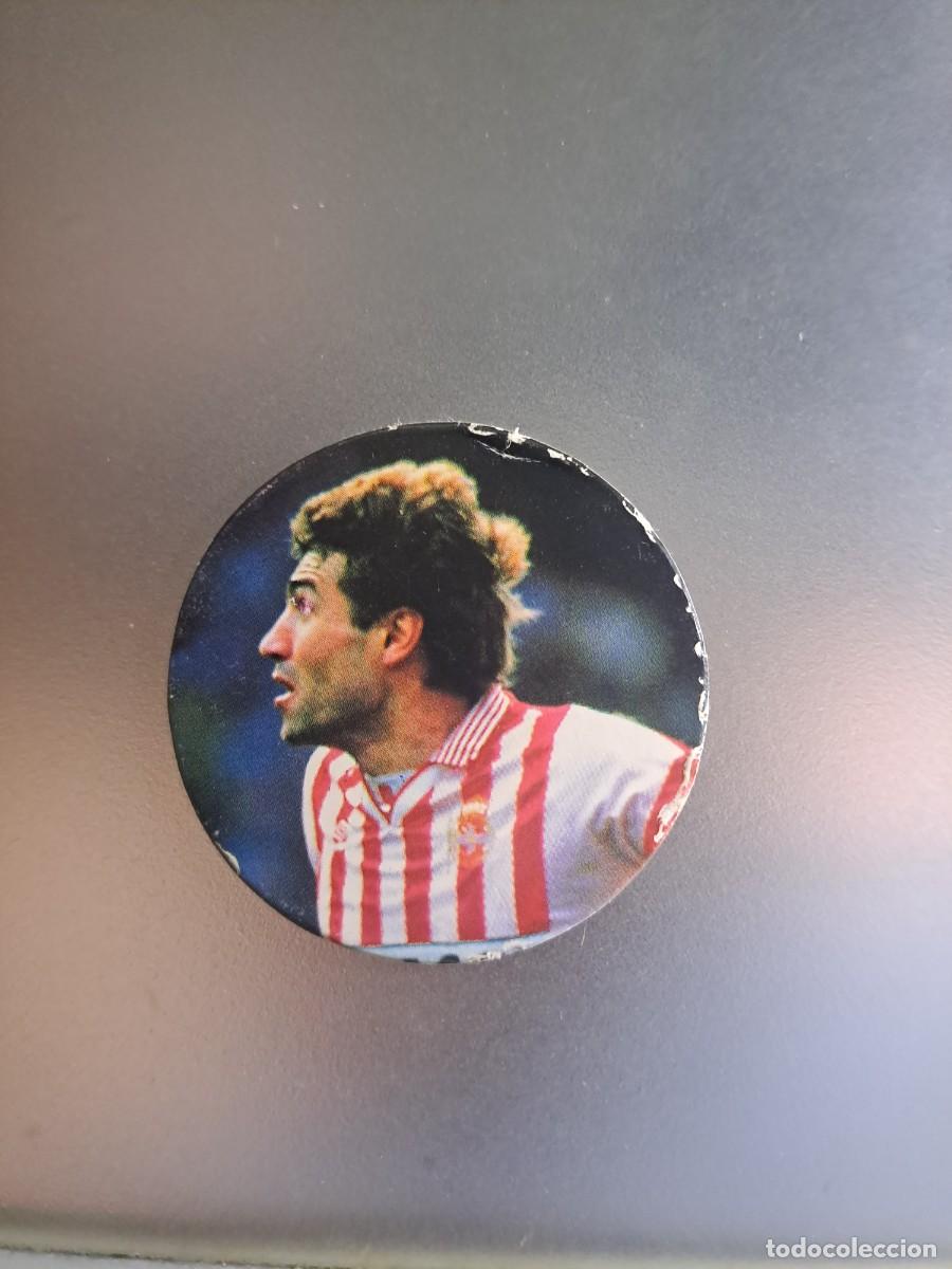 Coleccionismo cromos antiguos: TAZO CAPS JULIO SALINAS 31 SPORTING DE GIJON LIGA 95 96 1995 1996 PANINI