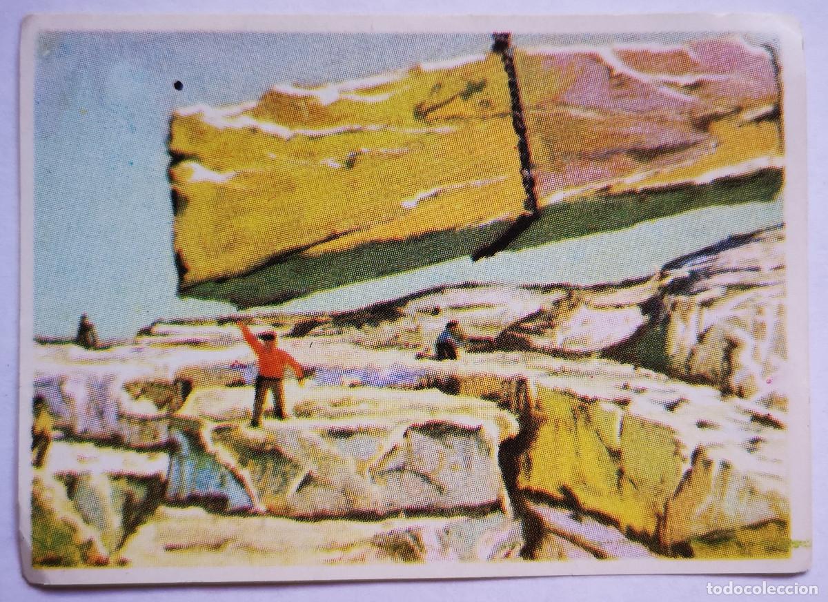 Coleccionismo Cromos antiguos: CROMO HISTORIA NATURAL - GEOLOGIA ( cromo fuera de serie ) - Nunca pegado