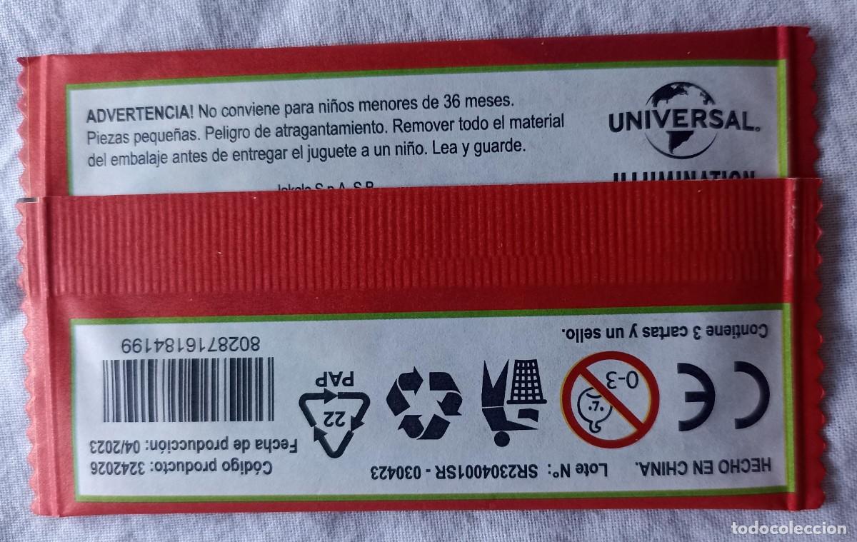 Coleccionismo cromos antiguos: Lote 14 sobres con cromos Minions - Foto 3