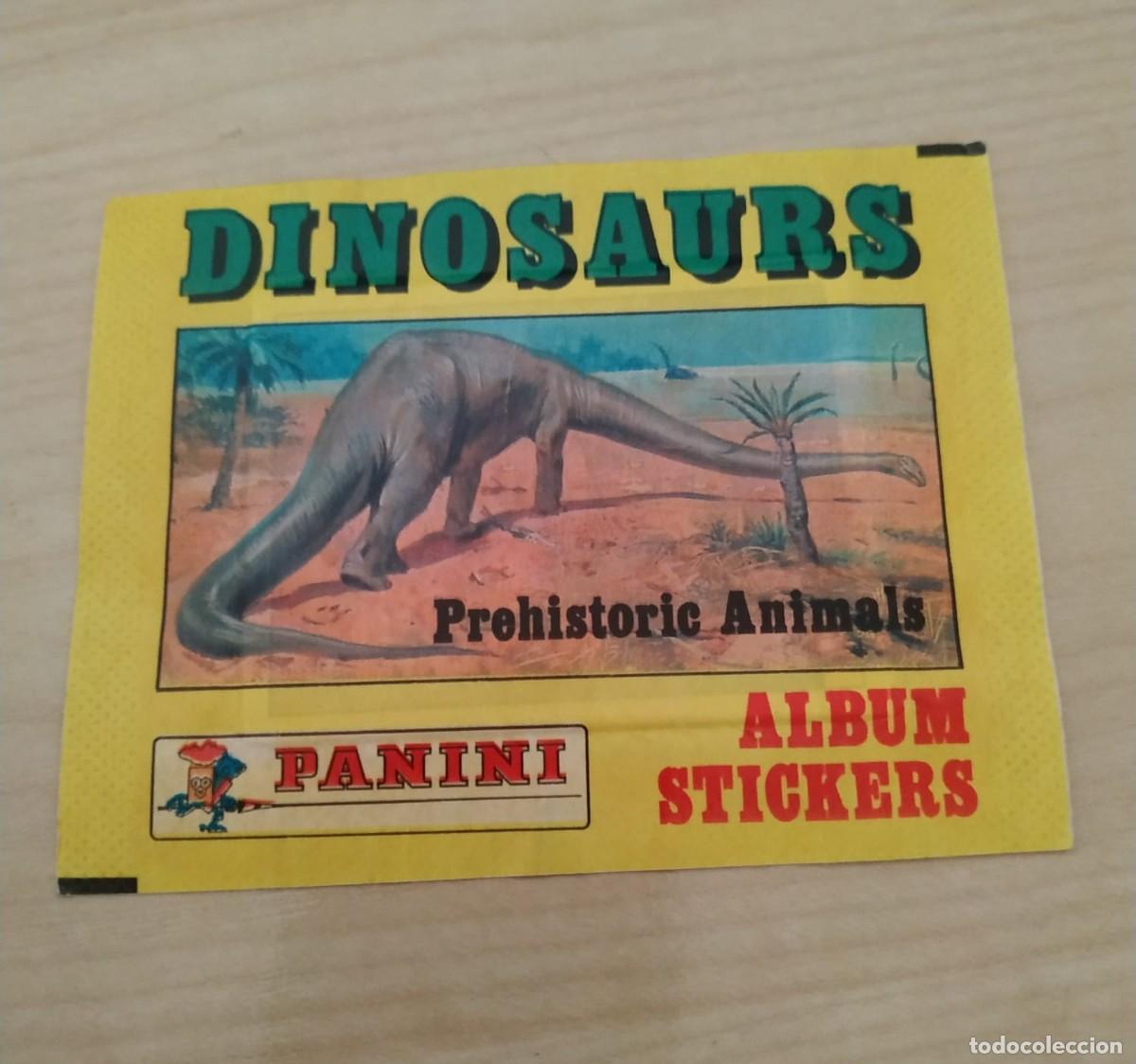 Coleccionismo cromos antiguos: DINOSAURS - PANINI - 1986 - SOBRE SIN ABRIR - Foto 1