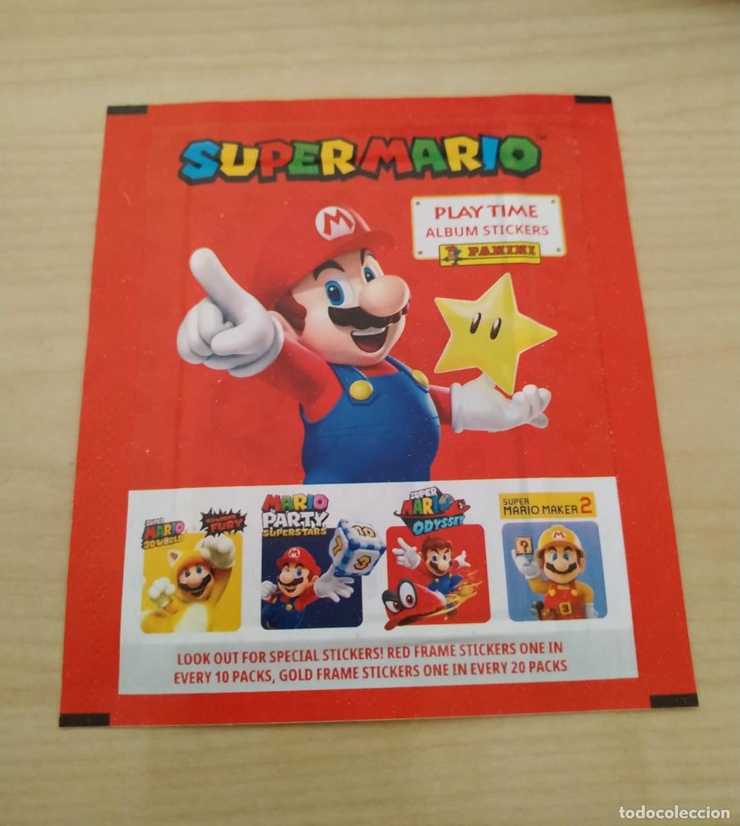 Coleccionismo cromos antiguos: SUPERMARIO - PANINI - SOBRE SIN ABRIR - VERSION USA - CON CODIGO - Foto 1