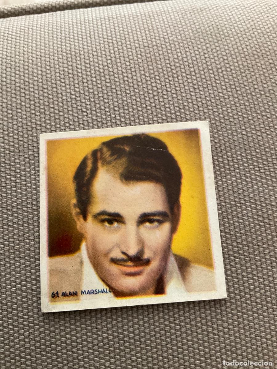 Coleccionismo cromos antiguos: Cromo tema cine del actor ALAN MARSHALL - Foto 2