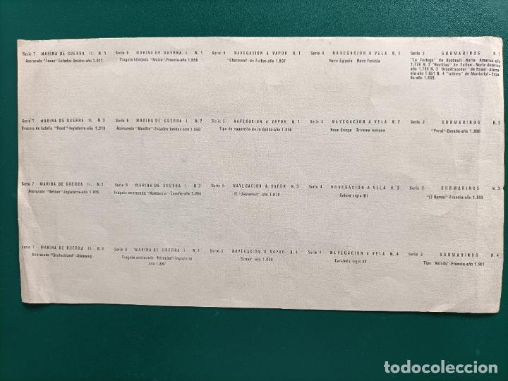 Coleccionismo cromos antiguos: BARCOS COLECCI&Oacute;N DE CROMOS - Foto 2
