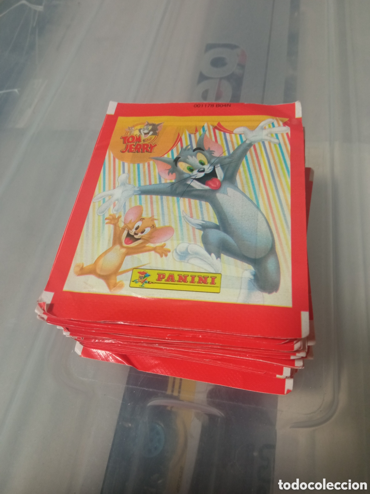 Coleccionismo cromos antiguos: Lote de 40 sobres Tom y Jerry. Panini - Foto 1