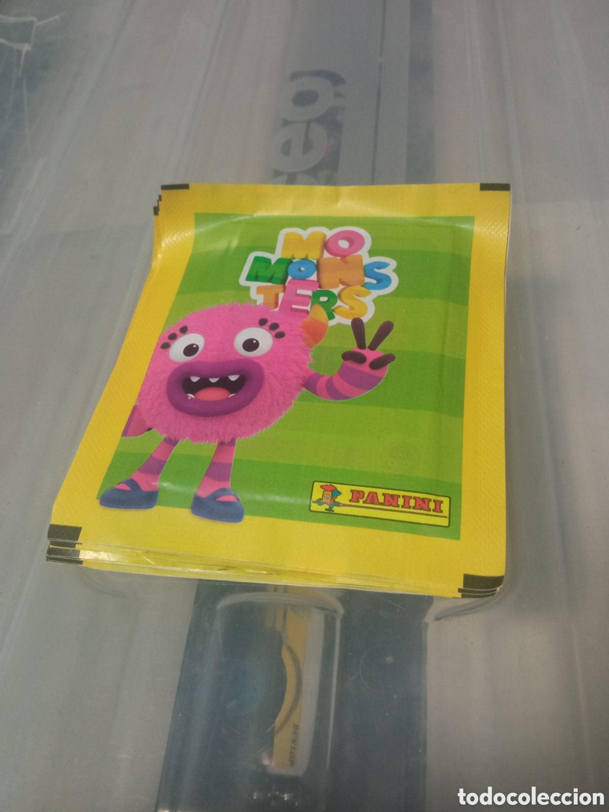Coleccionismo cromos antiguos: Lote de 10 sobres Monsters. Panini - Foto 1
