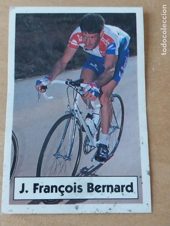 Coleccionismo Cromos antiguos: BIMBO PASTELITOS VUELTA CICLISTA J FRAN&Ccedil;OIS BERNARD CROMO SIN PEGAR NUNCA