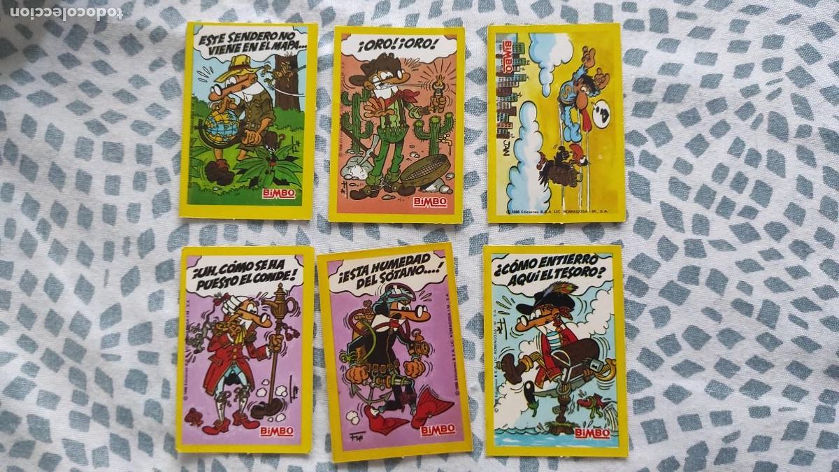 Coleccionismo cromos antiguos: 6 cromos Bimbo colecci&oacute;n estrellas del c&oacute;mic - Foto 1