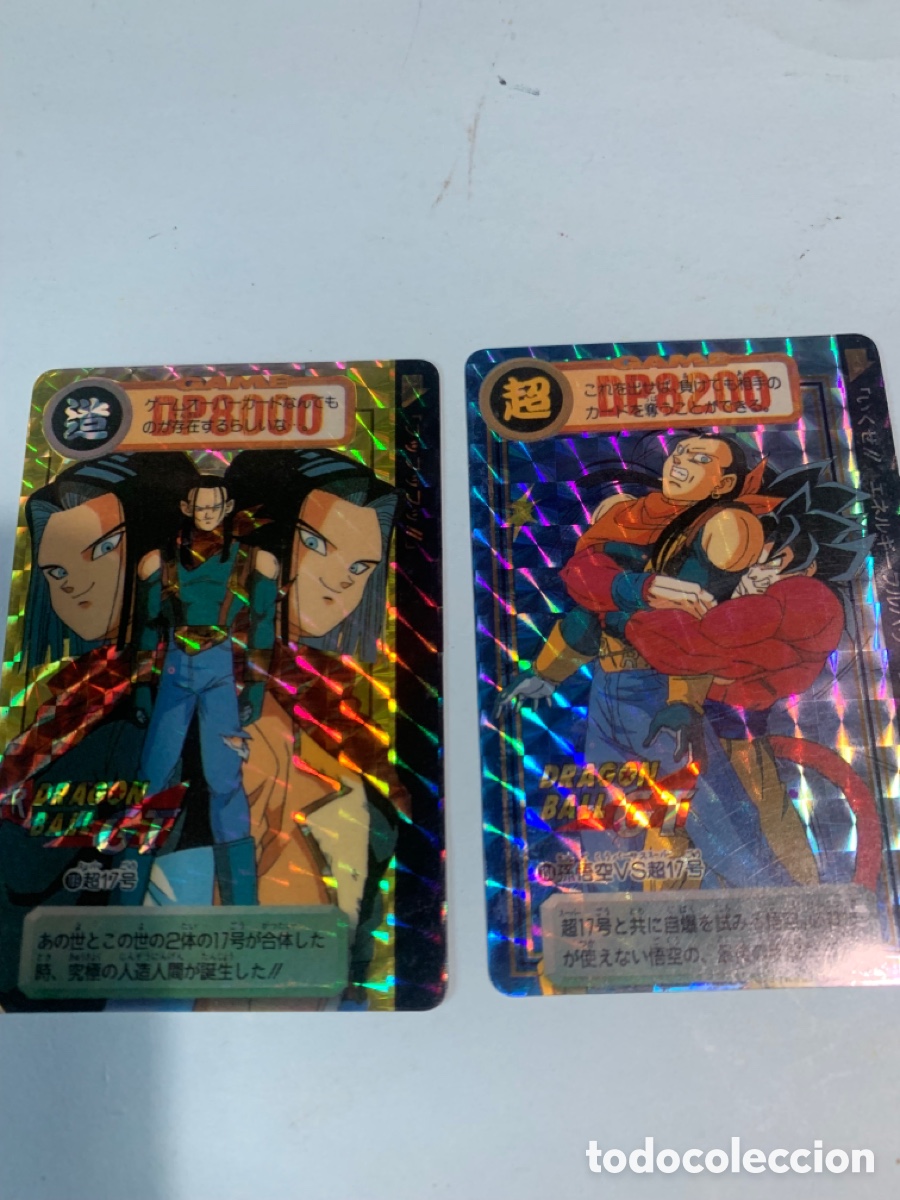 Coleccionismo cromos antiguos: LOTE DE DOS CROMOS DRAGON BALL. - Foto 1