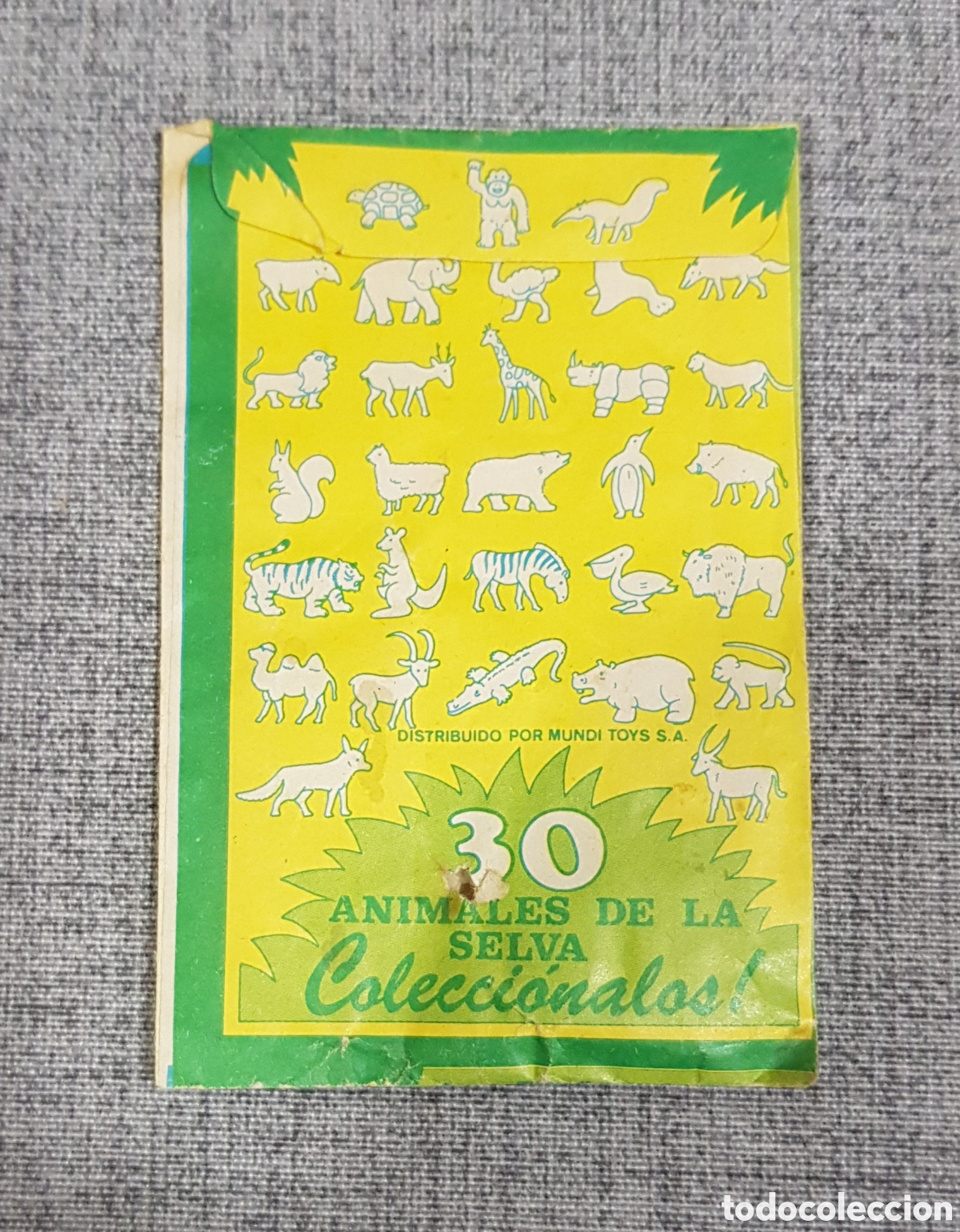 Coleccionismo cromos antiguos: SOBRE ABIERTO ANIMALES DE LA SELVA - Foto 2