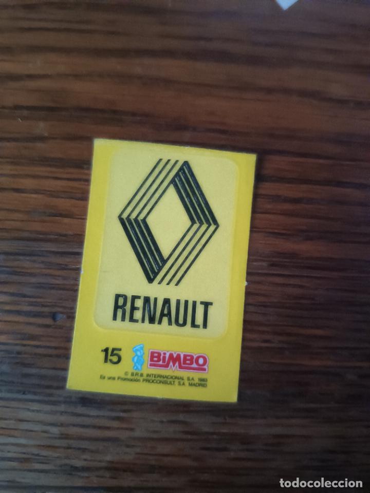 Coleccionismo cromos antiguos: BIMBO -- N&ordm; 15 RENAULT - Foto 1