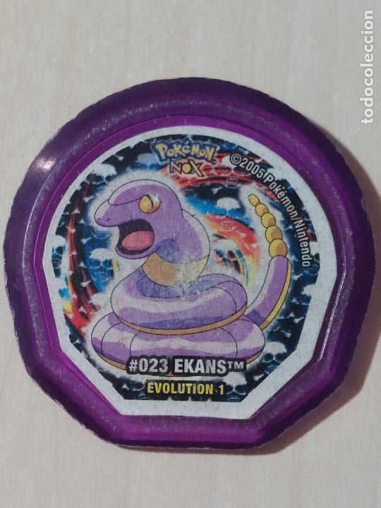Coleccionismo cromos antiguos: TAZO 023 EVANS - POK&Eacute;MON NOX - Foto 1