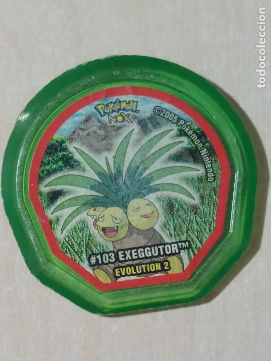 Coleccionismo cromos antiguos: TAZO 103 EXEGGUTOR - POK&Eacute;MON NOX - Foto 1