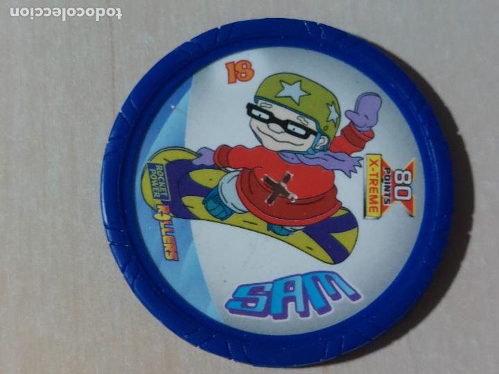 Coleccionismo cromos antiguos: N&ordm; 18 - TAZO - ROCKET POWER ROLLERS VIACOM - - Foto 1