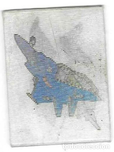 Coleccionismo cromos antiguos: transformers hologr&aacute;fico -- despegado-- sin trasera original - Foto 1