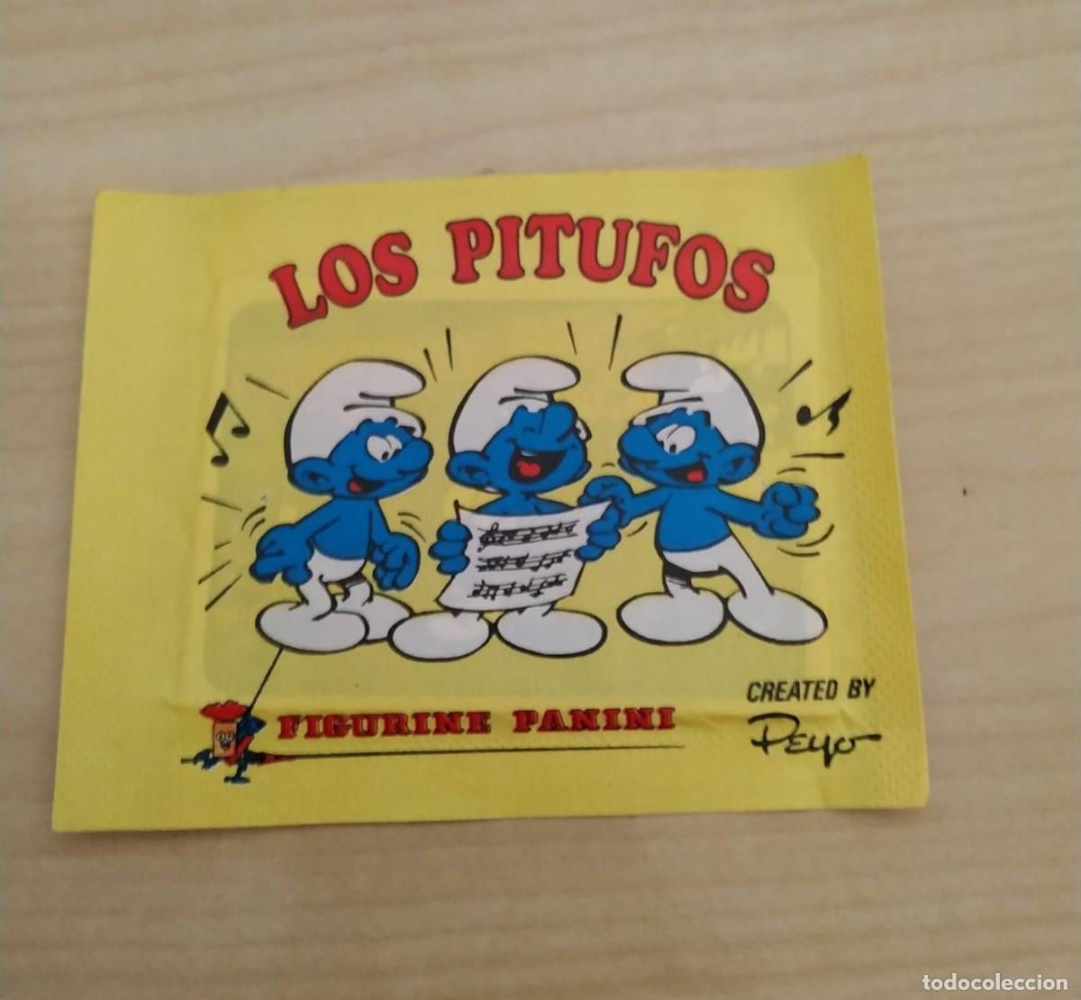 Coleccionismo cromos antiguos: PANINI - LOS PITUFOS - 1982 - SOBRE SIN ABRIR - Foto 1