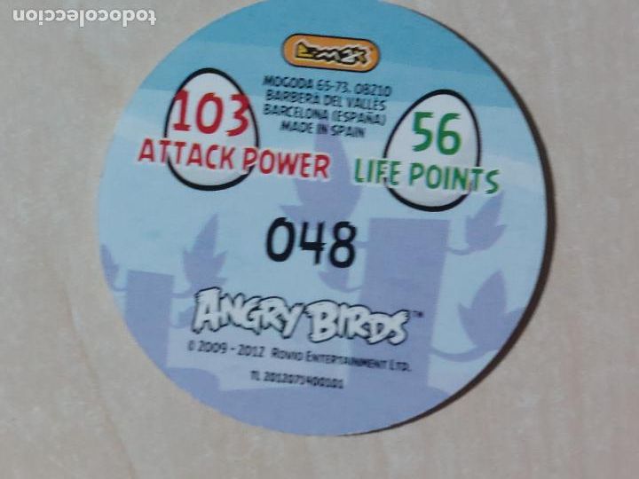 Coleccionismo cromos antiguos: TAZO N&ordm; 48 - E-MAX ANGRY BIRDS POGS - 2012 - Foto 2