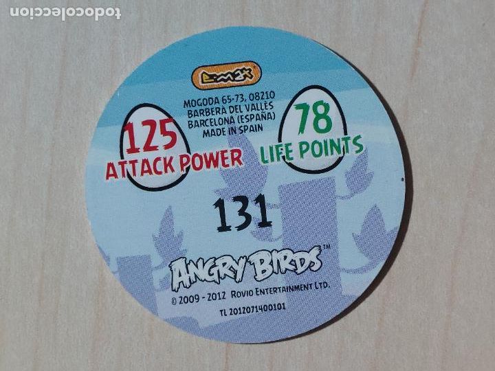 Coleccionismo cromos antiguos: TAZO N&ordm; 131 - E-MAX ANGRY BIRDS POGS - 2012 - Foto 2