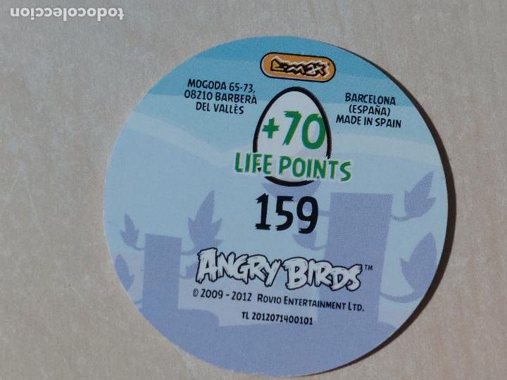 Coleccionismo cromos antiguos: TAZO N&ordm; 159 - E-MAX ANGRY BIRDS POGS - 2012 - Foto 2